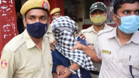 Biswa Ranjan Mishra Bibekananda Biswal after his arrest