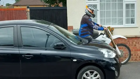 Bedfordshire Police Off road bike rider