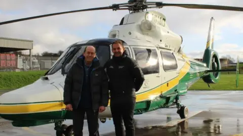 GNAAS Charlie Hird was reunited with Lee Salmon