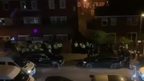 @London999 Met Police at a gathering