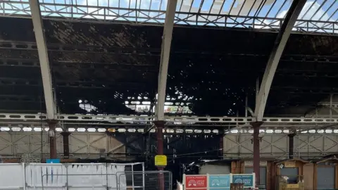 Supplied Fire damage