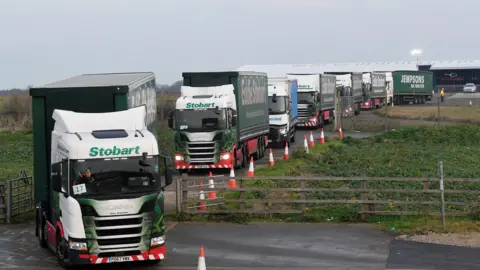 Reuters Brexit lorries