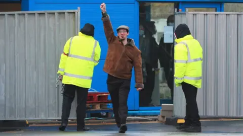 Getty Images Matt Raw leaving quarantine