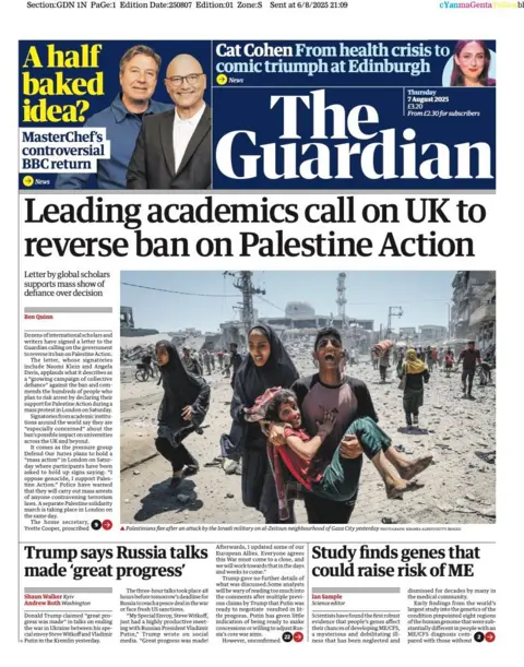  "Leading academics call on UK to reverse ban on Palestine Action"