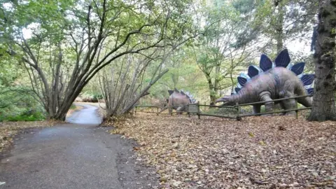 MIke Faherty/Geograph Dinosaur trail at Roarr! in Lenwade, Norfolk