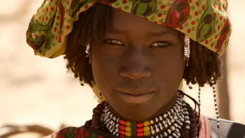 Getty Images A Massalit woman in Darfur, Sudan