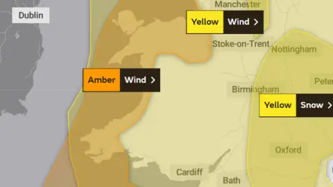 Met Office Weather map