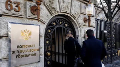 EPA Russian embassy, Berlin, Germany. Photo: December 2019