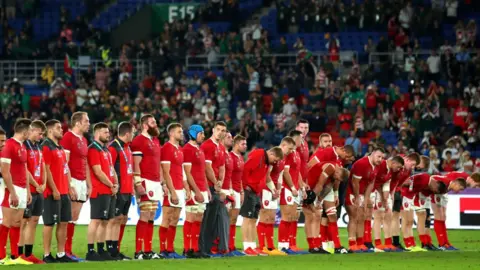 Getty Images Wales' rugby team 2021