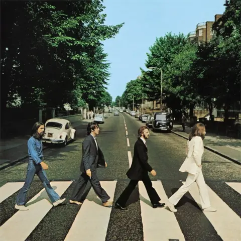 Iain Macmillan, courtesy Apple Corps/via REUTERS The Beatles Abbey Road album cover