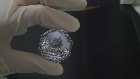 BBC Arctic medal close up