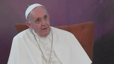 EPA Pope Francis in Santiago, Chile. Photo: 16 January 2018