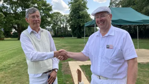 Martin Heath/BBC croquet game