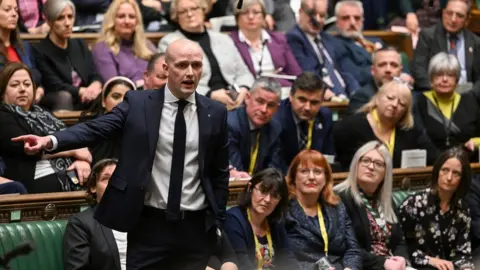 PA Media Stephen Flynn made his first appearance at PMQs as the SNP Westminster leader this week