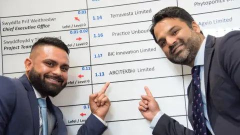 Anthony Pugh Abishek Somani with COO and engineer Jai Lad