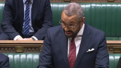 House of Commons/UK Parliament James Cleverly Home Secretary