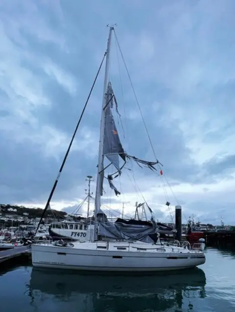 Amy Smith Stricken yacht