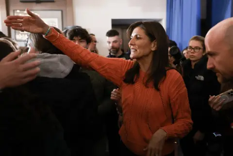 Getty Images Nikki Haley in New Hampshire