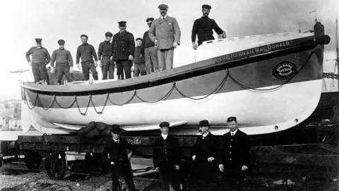 North Devon Maritime Museum Jane Hannah MacDonald III, Bideford Station Rail Yard, May 1910