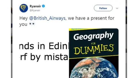 BBC Ryanair tweet