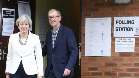 Getty Images Theresa and Philip May