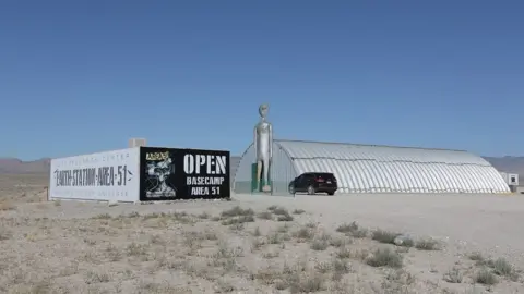 Alien Research Center Basecamp Area 51 is being held at the Alien Research Center in Hiko