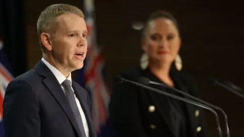 Getty Images New Zealand's incoming Prime Minister Chris Hipkins