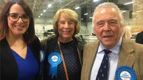 Fay Jones, Linda Jones and Gwilym Jones