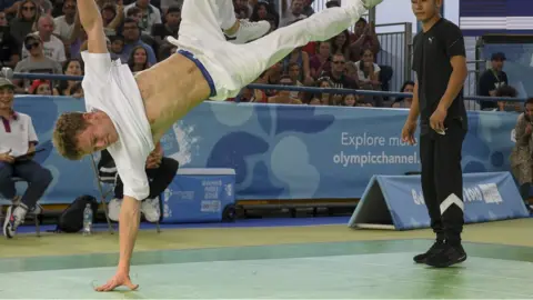 Getty Images Russia's Bumblebee competes at the Youth Olympic Games in Buenos Aires