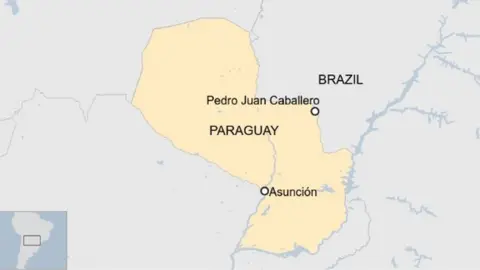 Map of Paraguay