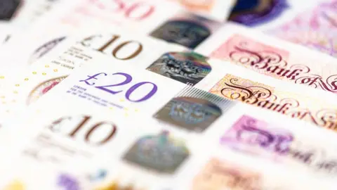 Getty Images Bank notes (sterling)