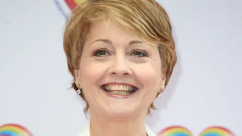 Getty Images Anne Diamond attends the Health Lottery tea party at The Savoy Hotel on June 2, 2014 in London, England