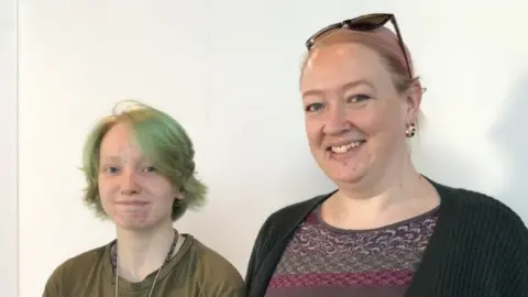 Jon Wright/BBC Bo Hirst and Candy Hirst