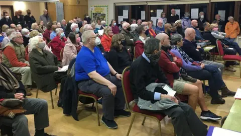 BBC Residents at the public meeting