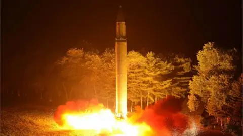 KCNA North Korean missile