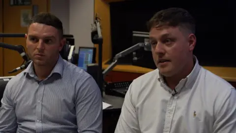 BBC Lewis Tribble (left) and Joe Stickler