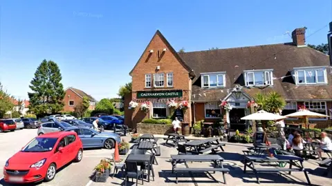 Google Caernarvon Castle pub in Prenton