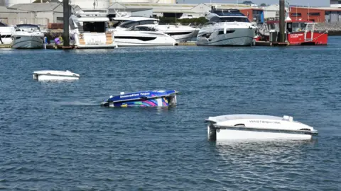 Plymouth City Council The robots in the water