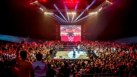 AFP A WWE show in Switzerland