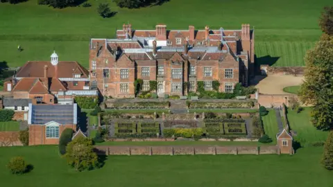 Getty Images An aerial photo of Chequers, the prime minister's country house in Buckinghamshire