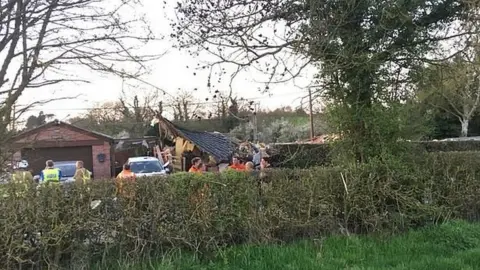 Leicester Mercury Peckleton bungalow damage