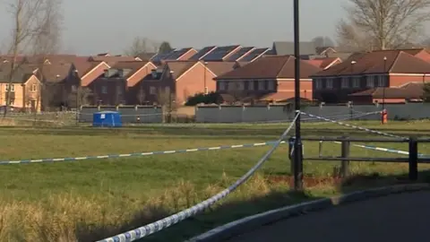 The scene on Thursday