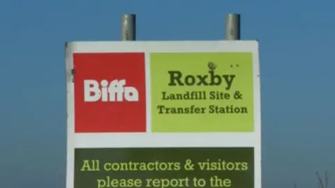 Landfill sign