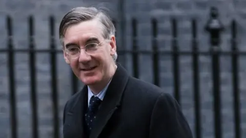 European Photo Press Agency Jacob Rees-Mogg leaving No 10