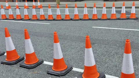 BBC Traffic cones