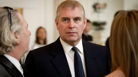 Getty Images Prince Andrew, Duke of York attends the English National Ballet"s summer party at The Orangery on June 29, 2011