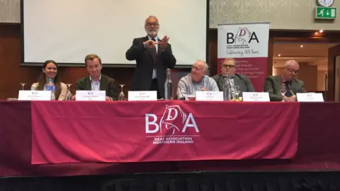 BBC Candidates at the Deaf Association election hustings