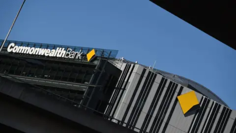 Getty Images Commonwealth bank sign