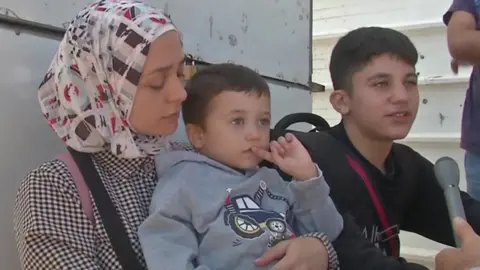 BBC Stephanie Abuaassi and her sons