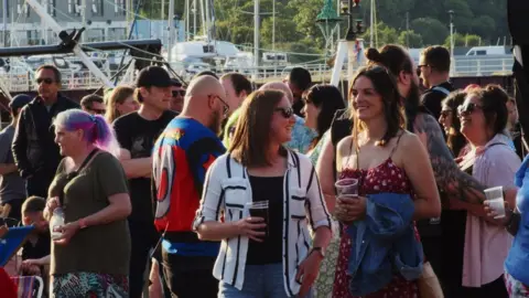 Sprintfest A crowd of people at Sprintfest